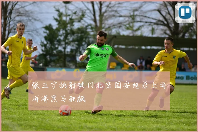 张玉宁挑射破门北京国安绝杀上海海港黑马狂飙