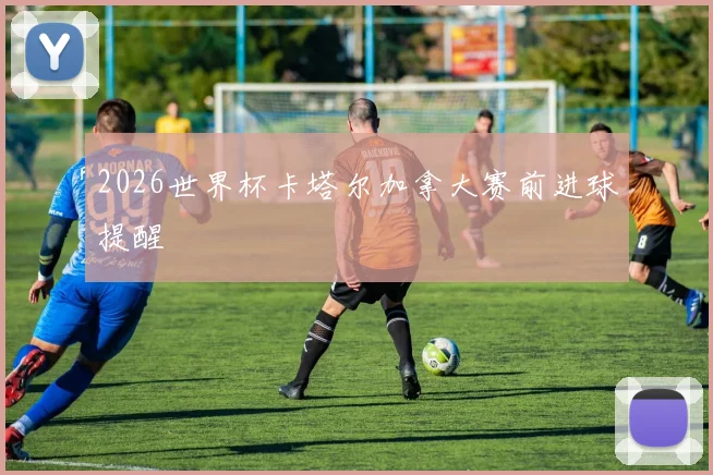 2026世界杯卡塔尔加拿大赛前进球提醒